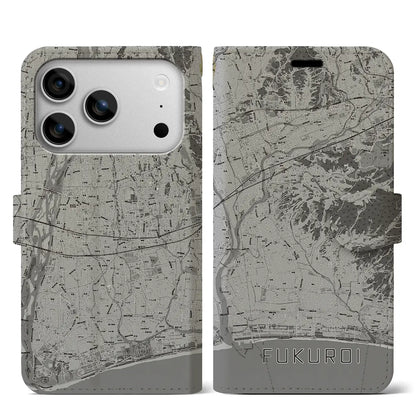 【袋井（静岡県）】地図柄iPhoneケース（手帳タイプ）