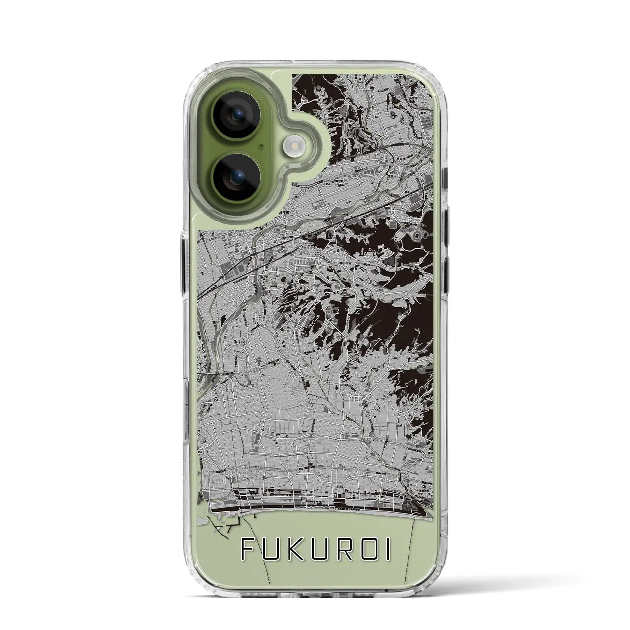 【袋井（静岡県）】地図柄iPhoneケース（MagSafeタイプ）