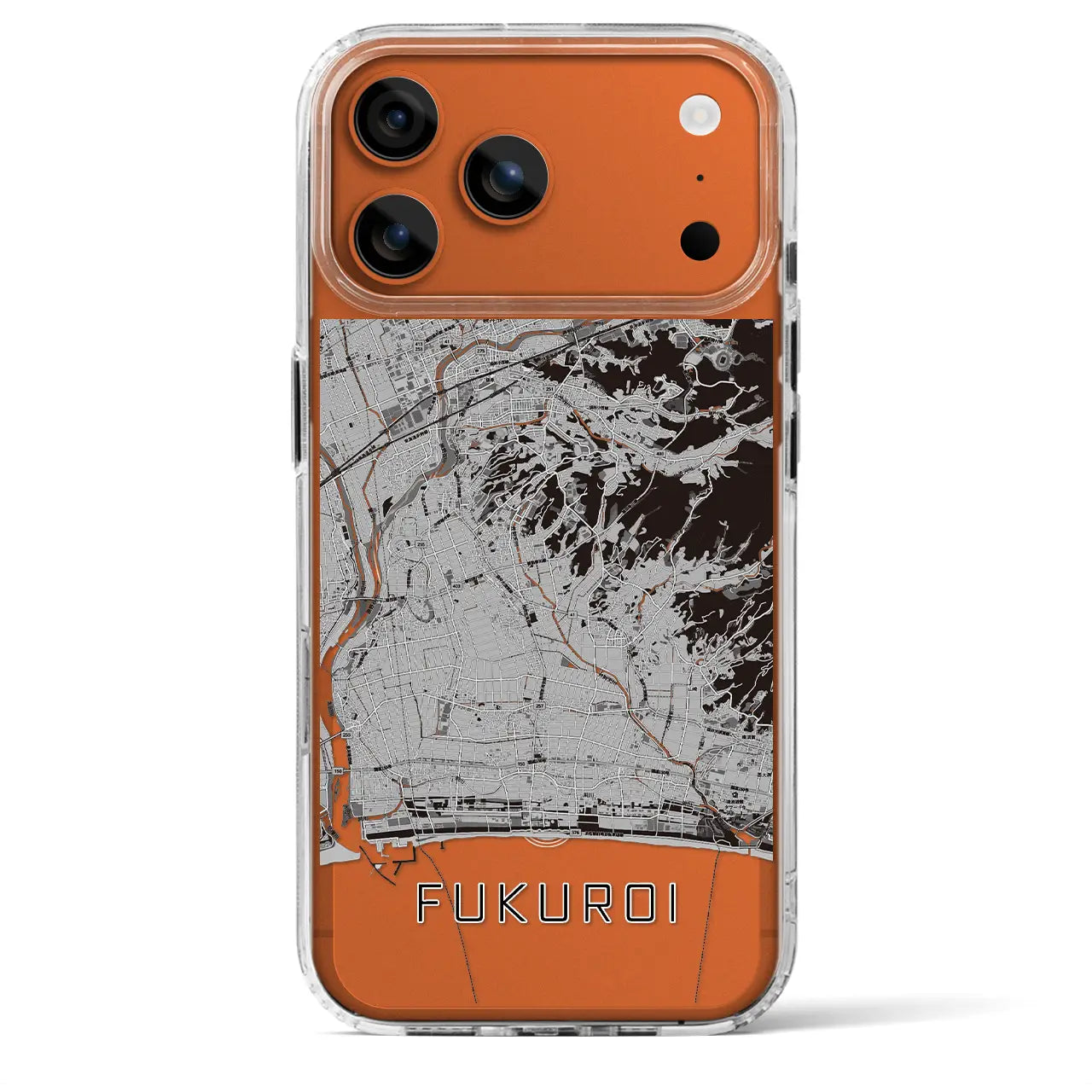 【袋井（静岡県）】地図柄iPhoneケース（MagSafeタイプ）