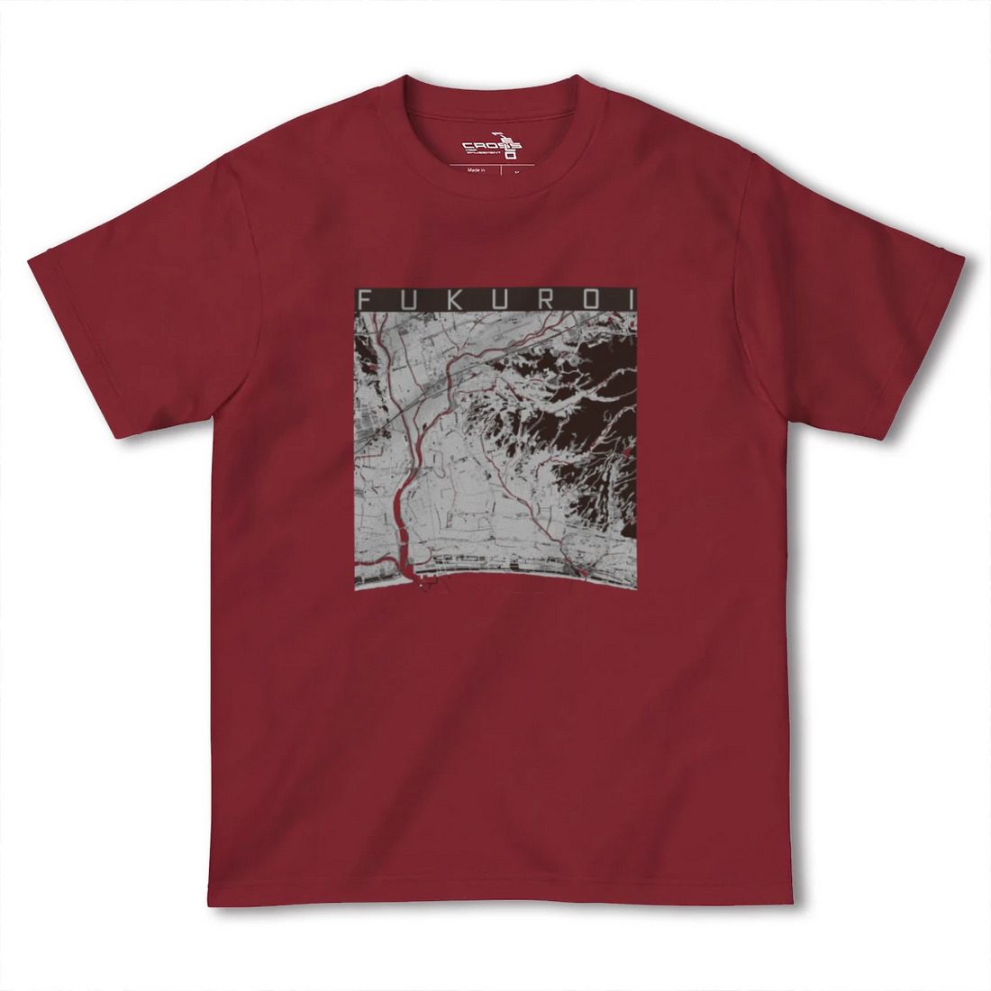 【袋井(静岡県)】地図柄ヘビーウェイトTシャツ