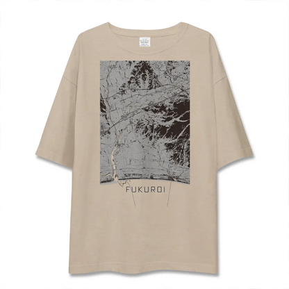 【袋井（静岡県）】地図柄ビッグシルエットTシャツ