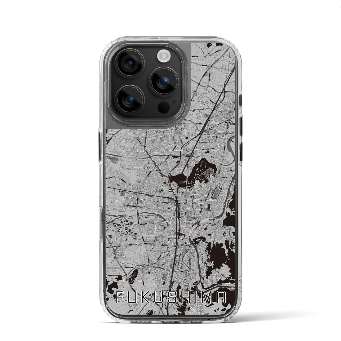 【福島（福島県）】地図柄iPhoneケース（MagSafeタイプ）