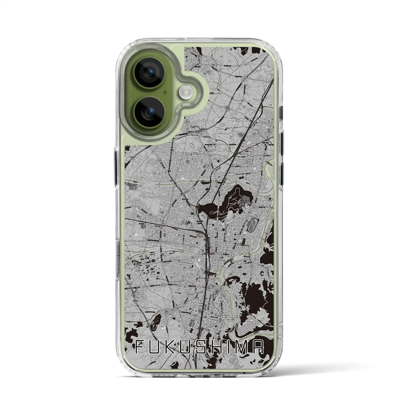 【福島（福島県）】地図柄iPhoneケース（MagSafeタイプ）