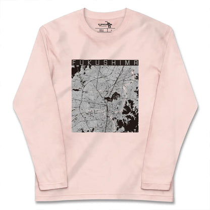【福島（福島県）】地図柄ロングスリーブTシャツ