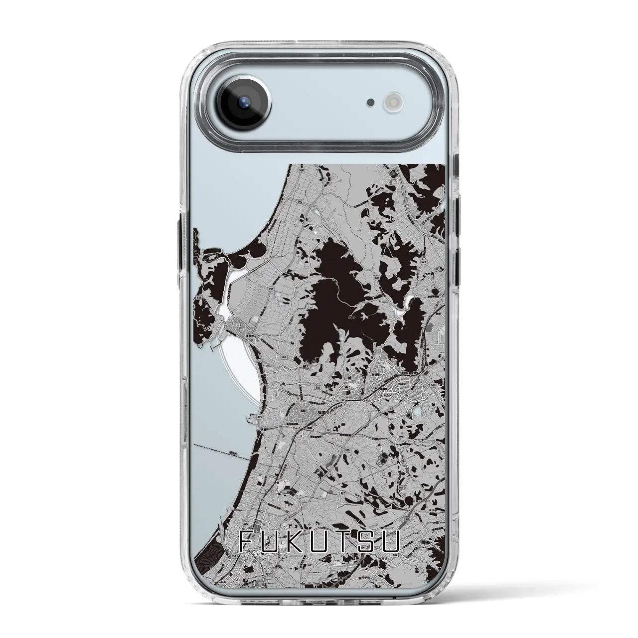 【福津（福岡県）】地図柄iPhoneケース（MagSafeタイプ）