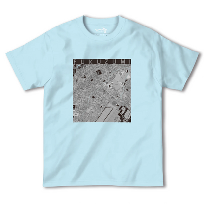 【福住（北海道）】地図柄ヘビーウェイトTシャツ