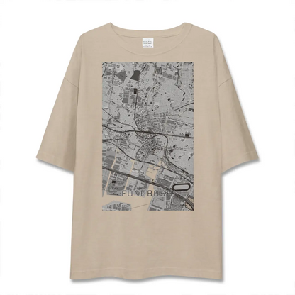 【船橋（千葉県）】地図柄ビッグシルエットTシャツ