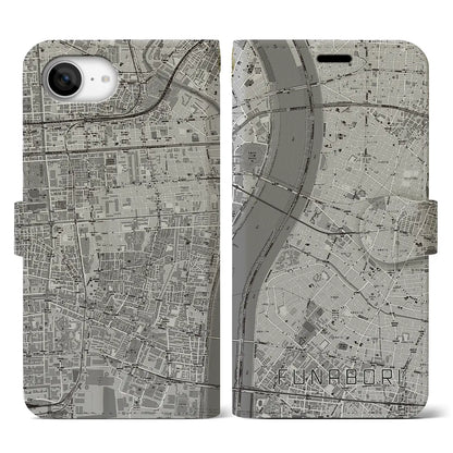 【船堀（東京都）】地図柄iPhoneケース（手帳タイプ）