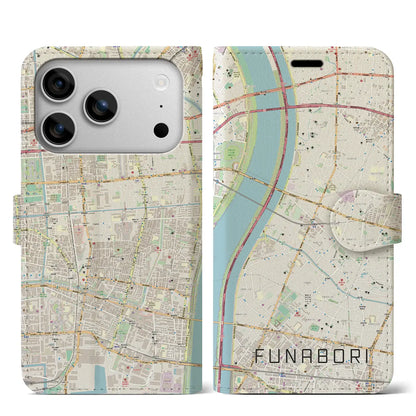 【船堀（東京都）】地図柄iPhoneケース（手帳タイプ）