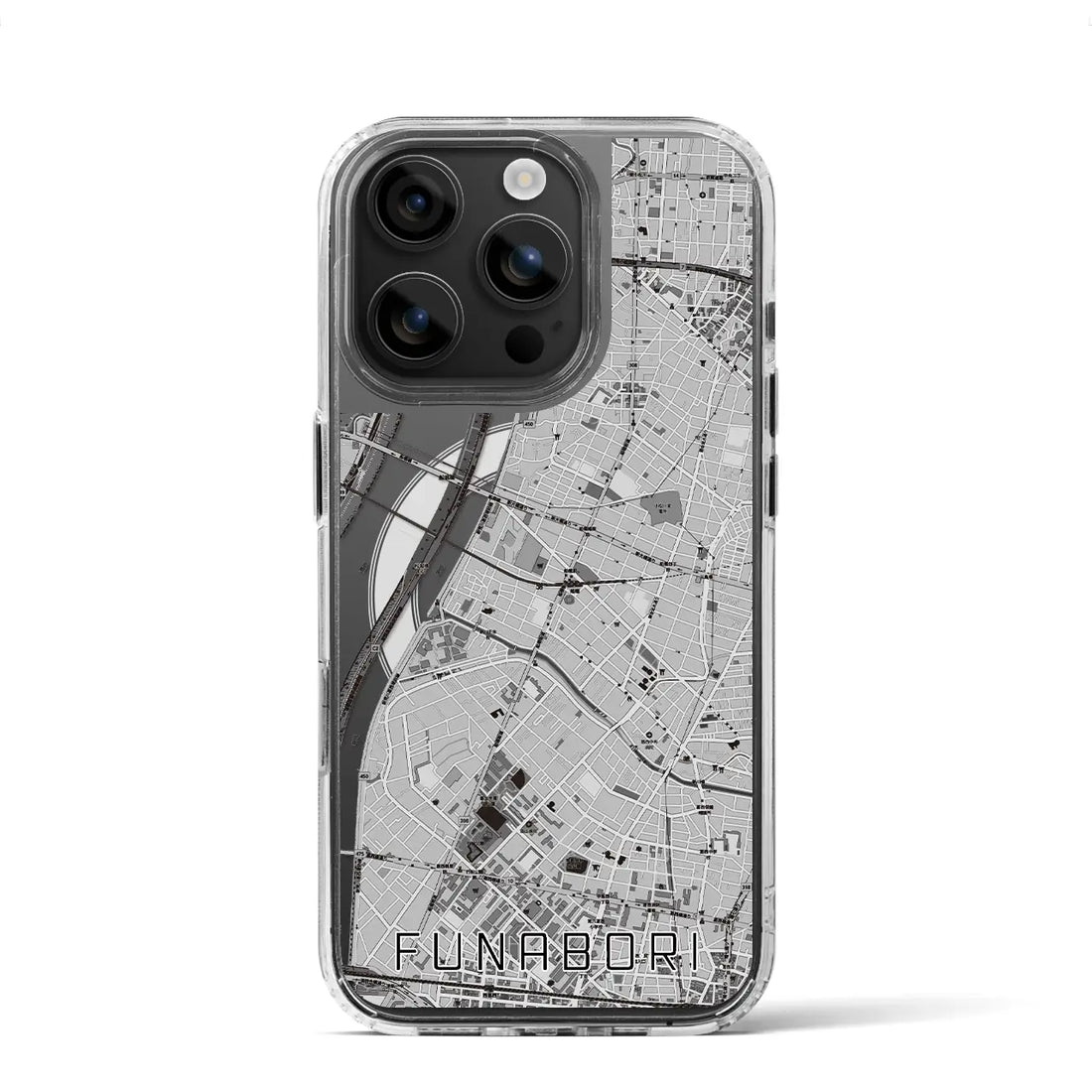 【船堀（東京都）】地図柄iPhoneケース（MagSafeタイプ）