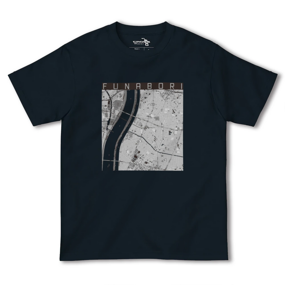 【船堀(東京都)】地図柄ヘビーウェイトTシャツ