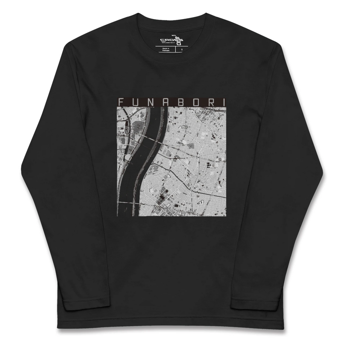 【船堀(東京都)】地図柄ロングスリーブTシャツ