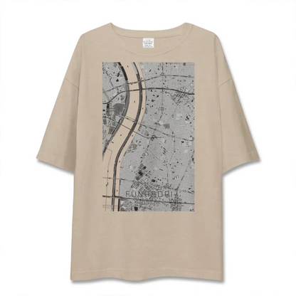【船堀（東京都）】地図柄ビッグシルエットTシャツ