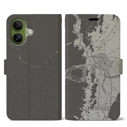 【富良野（北海道）】地図柄iPhoneケース（手帳タイプ）