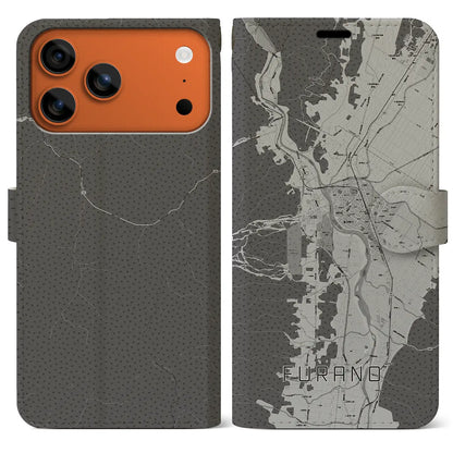 【富良野（北海道）】地図柄iPhoneケース（手帳タイプ）