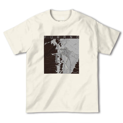 【富良野（北海道）】地図柄ヘビーウェイトTシャツ