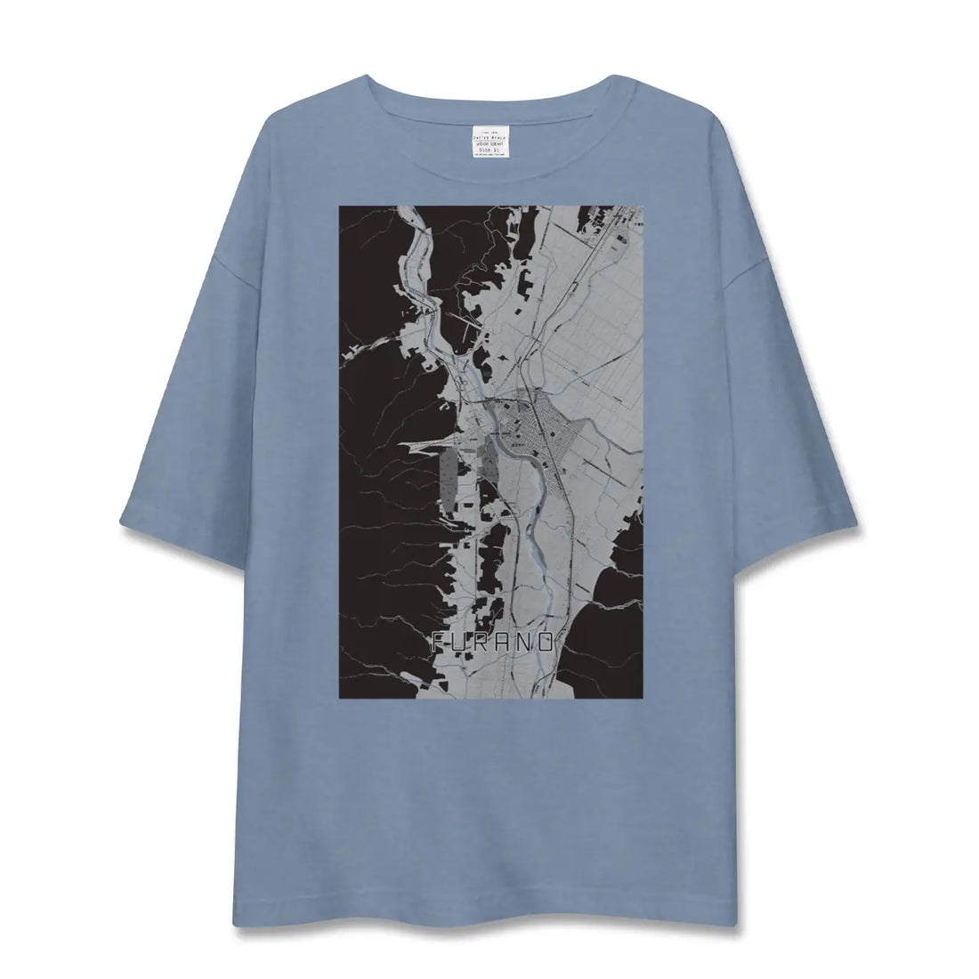 【富良野（北海道）】地図柄ビッグシルエットTシャツ