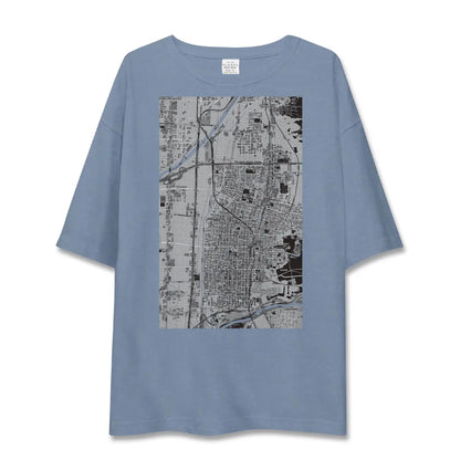 【伏見（京都府）】地図柄ビッグシルエットTシャツ