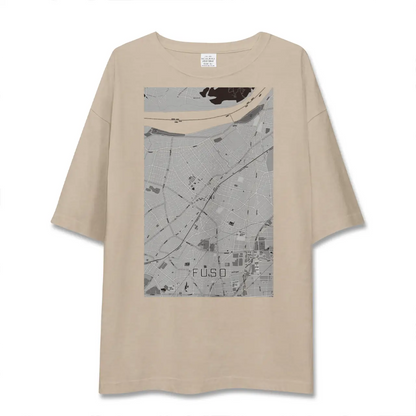【扶桑（愛知県）】地図柄ビッグシルエットTシャツ
