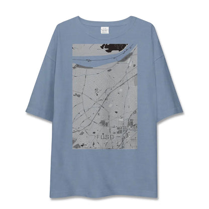【扶桑（愛知県）】地図柄ビッグシルエットTシャツ