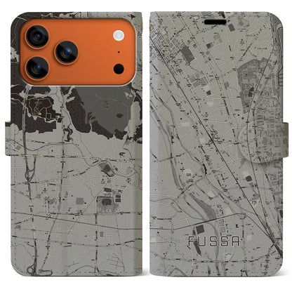 【福生（東京都）】地図柄iPhoneケース（手帳タイプ）