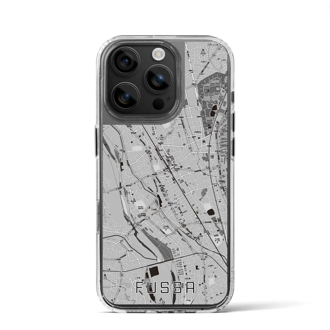 【福生（東京都）】地図柄iPhoneケース（MagSafeタイプ）