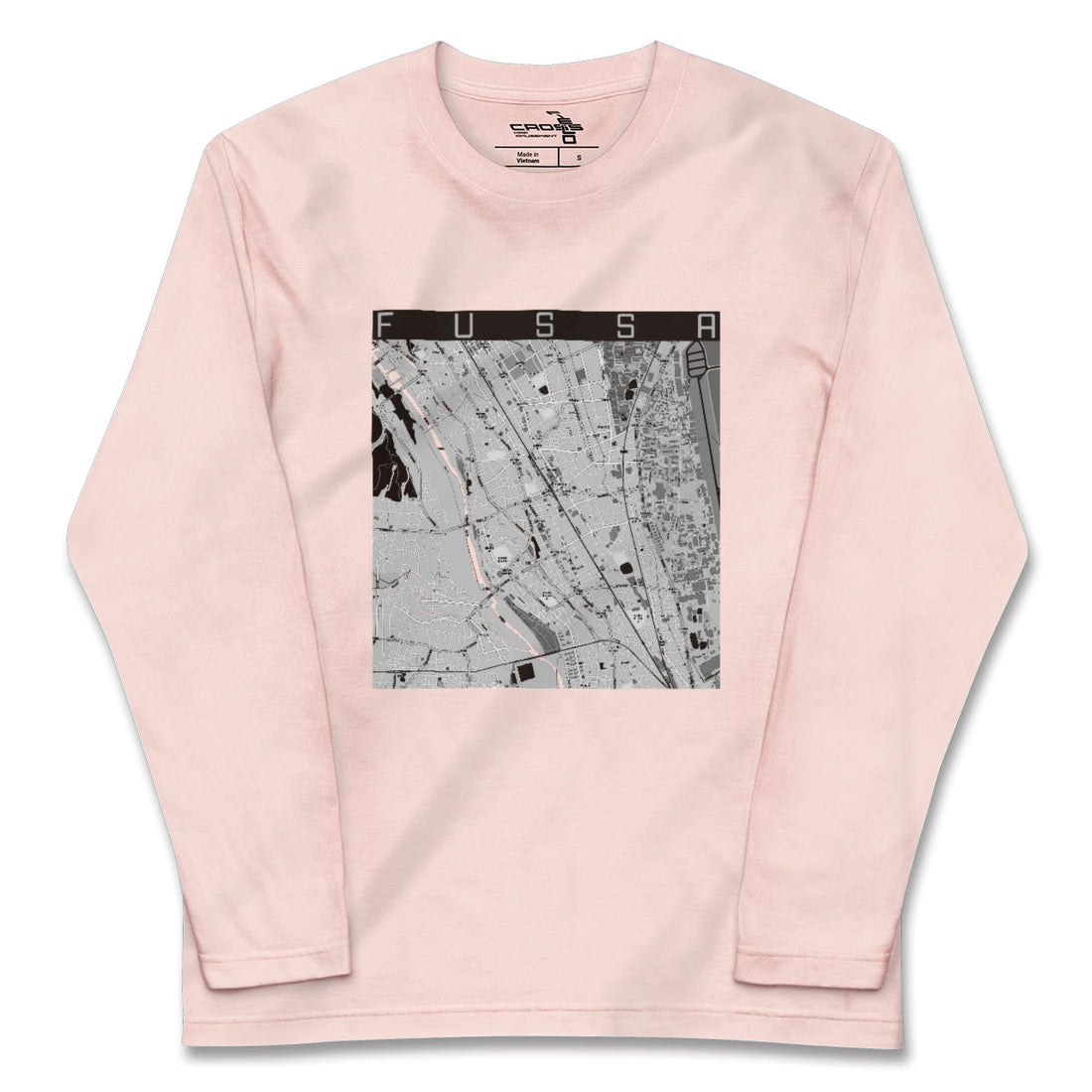 【福生（東京都）】地図柄ロングスリーブTシャツ