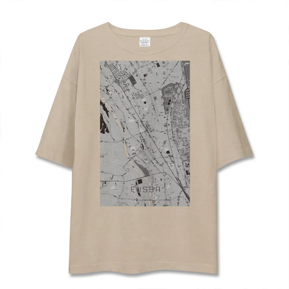 【福生（東京都）】地図柄ビッグシルエットTシャツ