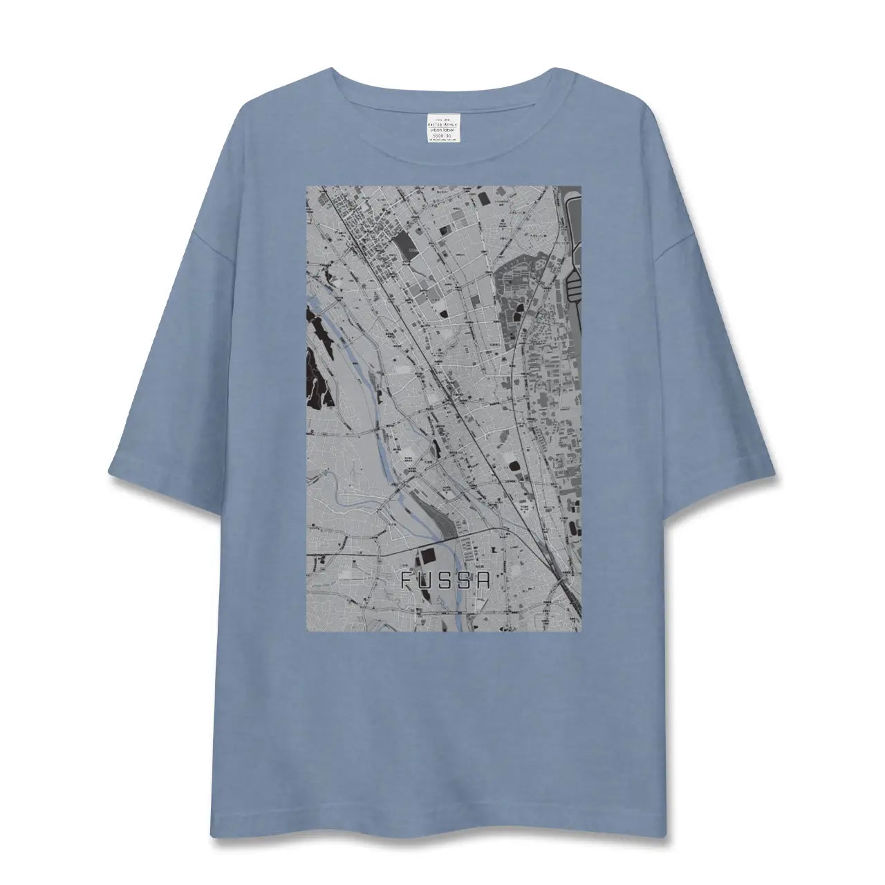 【福生（東京都）】地図柄ビッグシルエットTシャツ