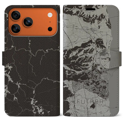 【双葉（福島県）】地図柄iPhoneケース（手帳タイプ）