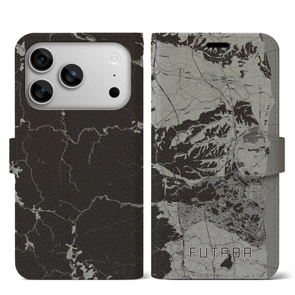 【双葉（福島県）】地図柄iPhoneケース（手帳タイプ）