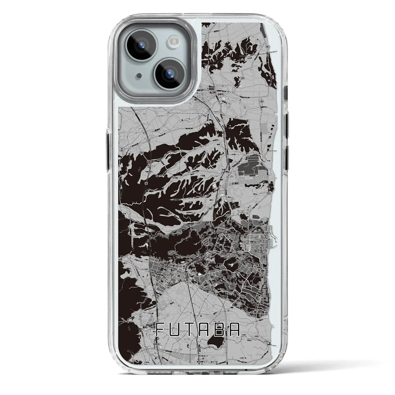 【双葉（福島県）】地図柄iPhoneケース（MagSafeタイプ）