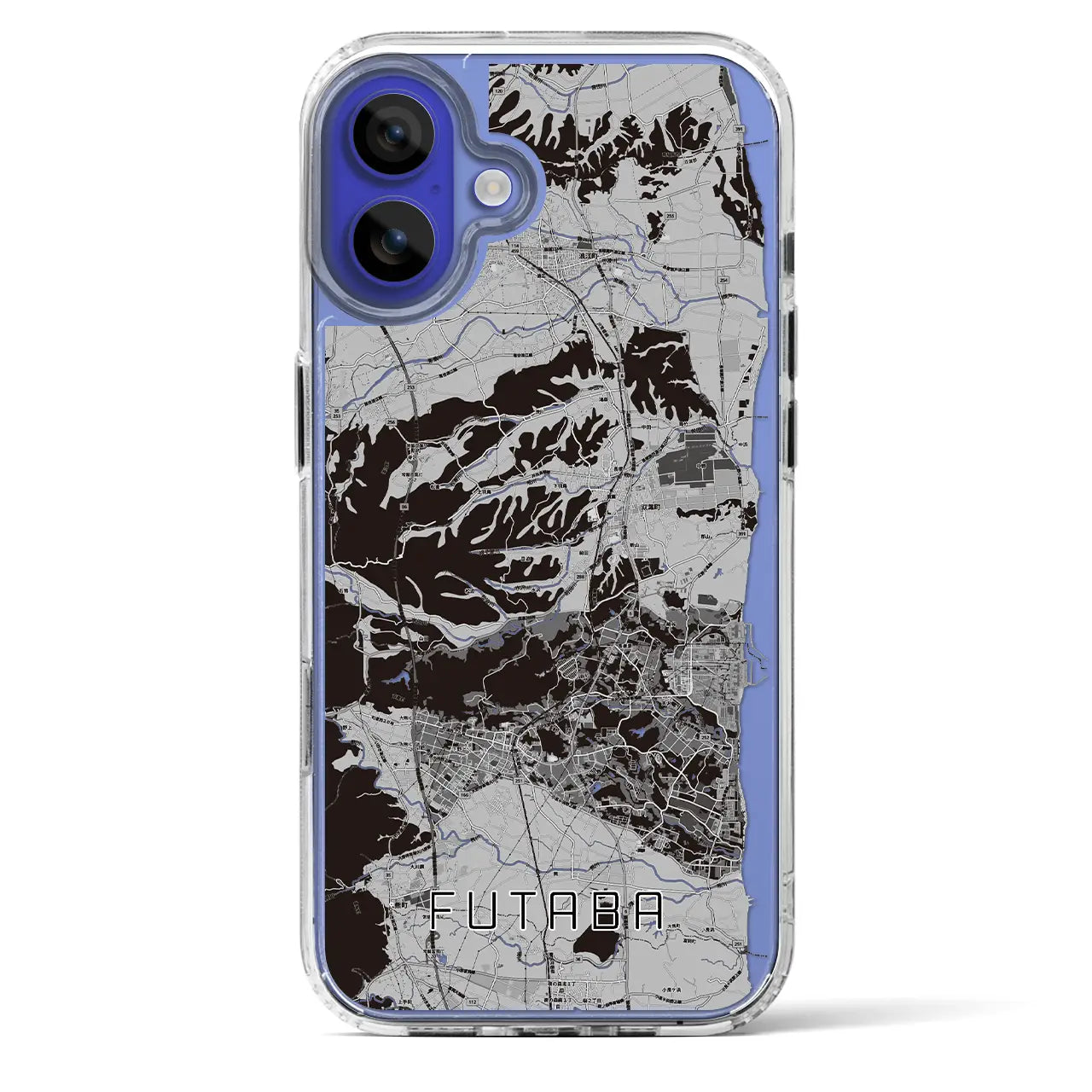 【双葉（福島県）】地図柄iPhoneケース（MagSafeタイプ）