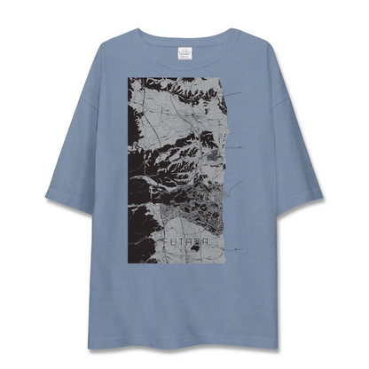 【双葉（福島県）】地図柄ビッグシルエットTシャツ