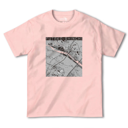 【二子新地（神奈川県）】地図柄ヘビーウェイトTシャツ