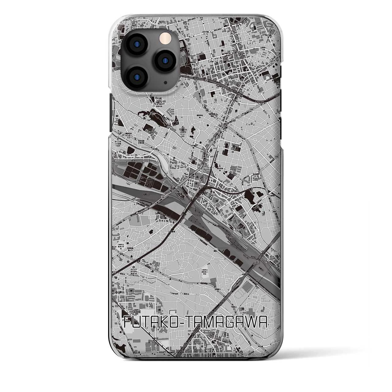 【二子玉川（東京都）】地図柄iPhoneケース（クリアタイプ）