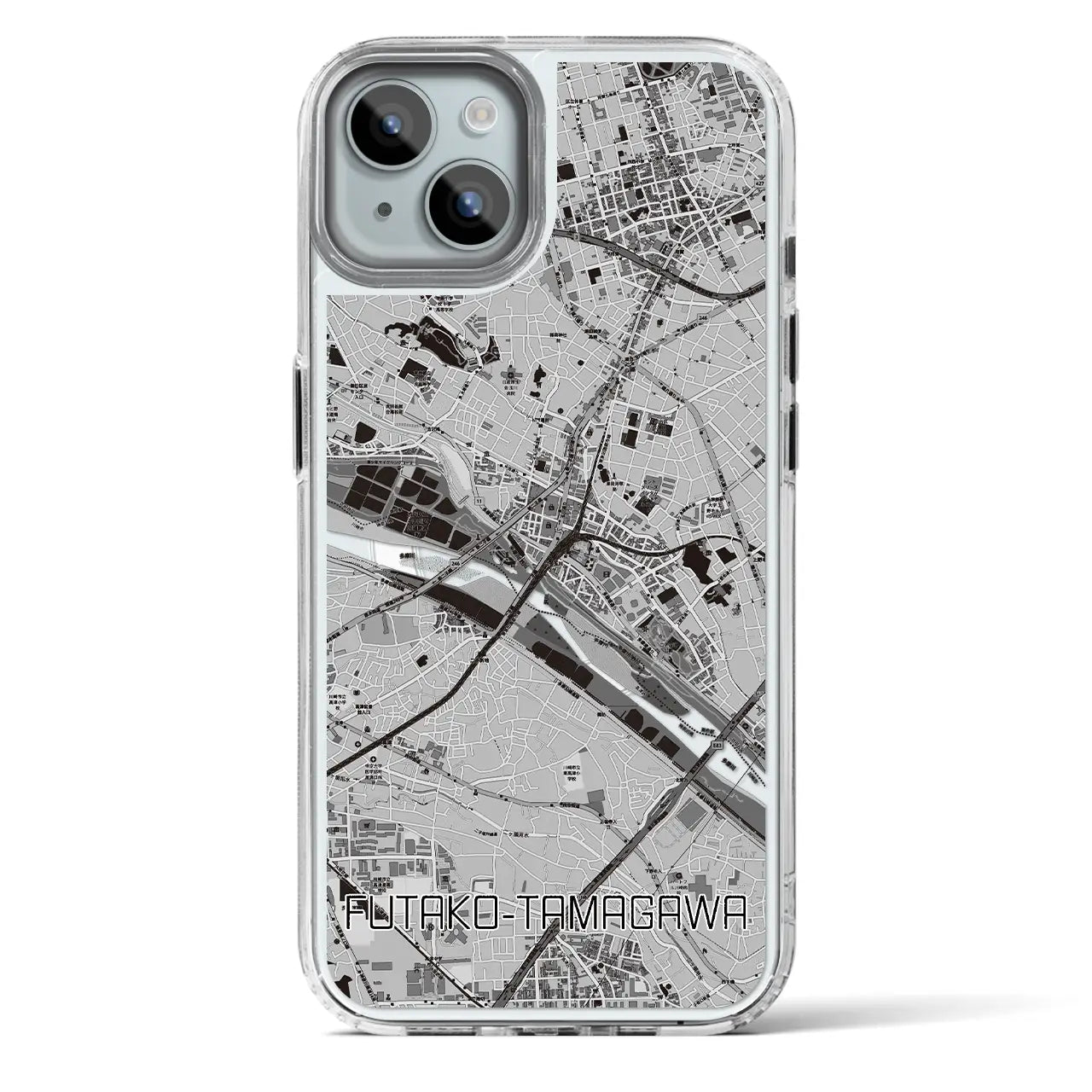 【二子玉川（東京都）】地図柄iPhoneケース（MagSafeタイプ）