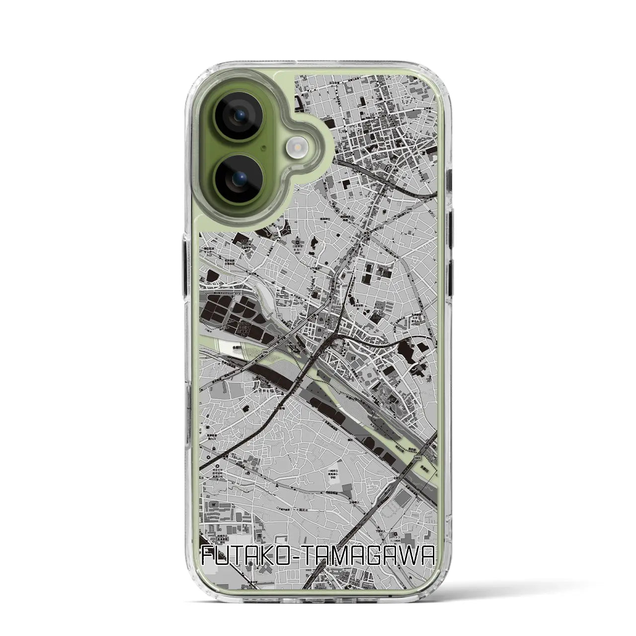 【二子玉川（東京都）】地図柄iPhoneケース（MagSafeタイプ）