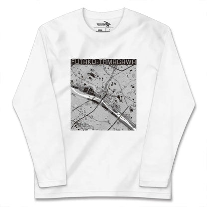 【二子玉川（東京都）】地図柄ロングスリーブTシャツ
