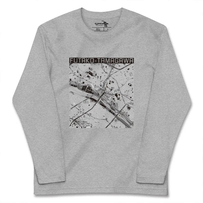 【二子玉川（東京都）】地図柄ロングスリーブTシャツ