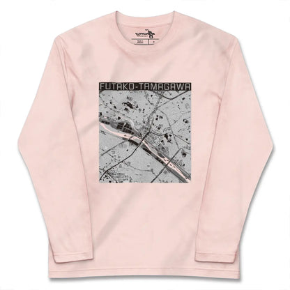 【二子玉川（東京都）】地図柄ロングスリーブTシャツ