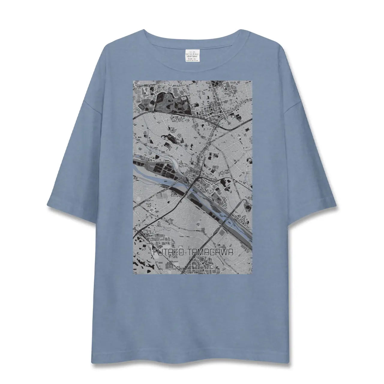【二子玉川（東京都）】地図柄ビッグシルエットTシャツ