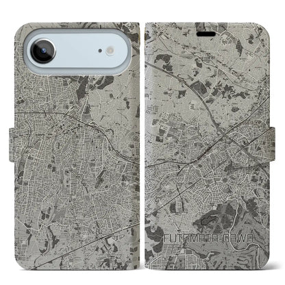 【二俣川（神奈川県）】地図柄iPhoneケース（手帳タイプ）