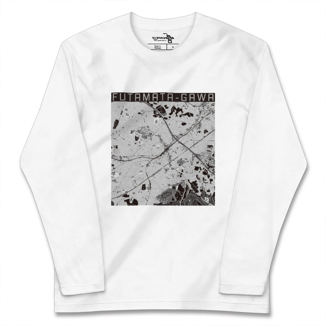 【二俣川(神奈川県)】地図柄ロングスリーブTシャツ