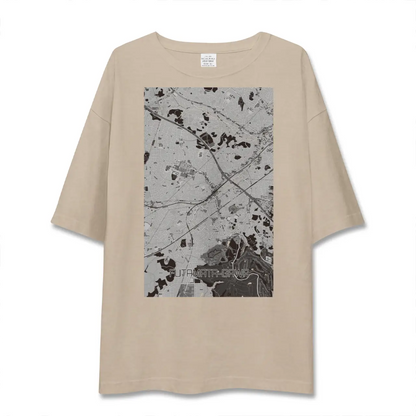 【二俣川（神奈川県）】地図柄ビッグシルエットTシャツ