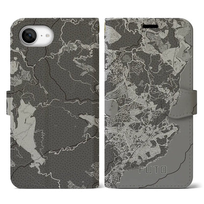 【富戸（静岡県）】地図柄iPhoneケース（手帳タイプ）