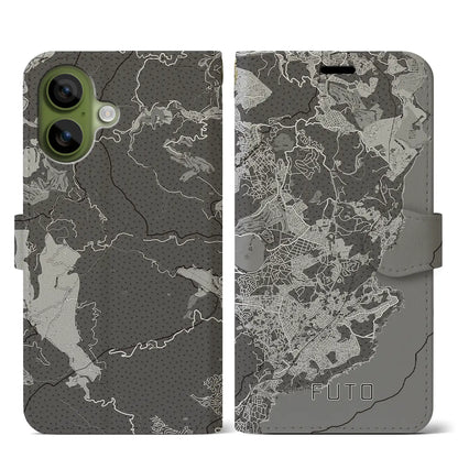 【富戸（静岡県）】地図柄iPhoneケース（手帳タイプ）