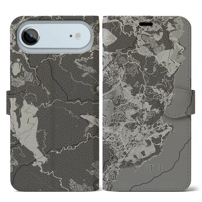 【富戸（静岡県）】地図柄iPhoneケース（手帳タイプ）