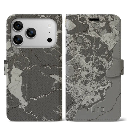 【富戸（静岡県）】地図柄iPhoneケース（手帳タイプ）