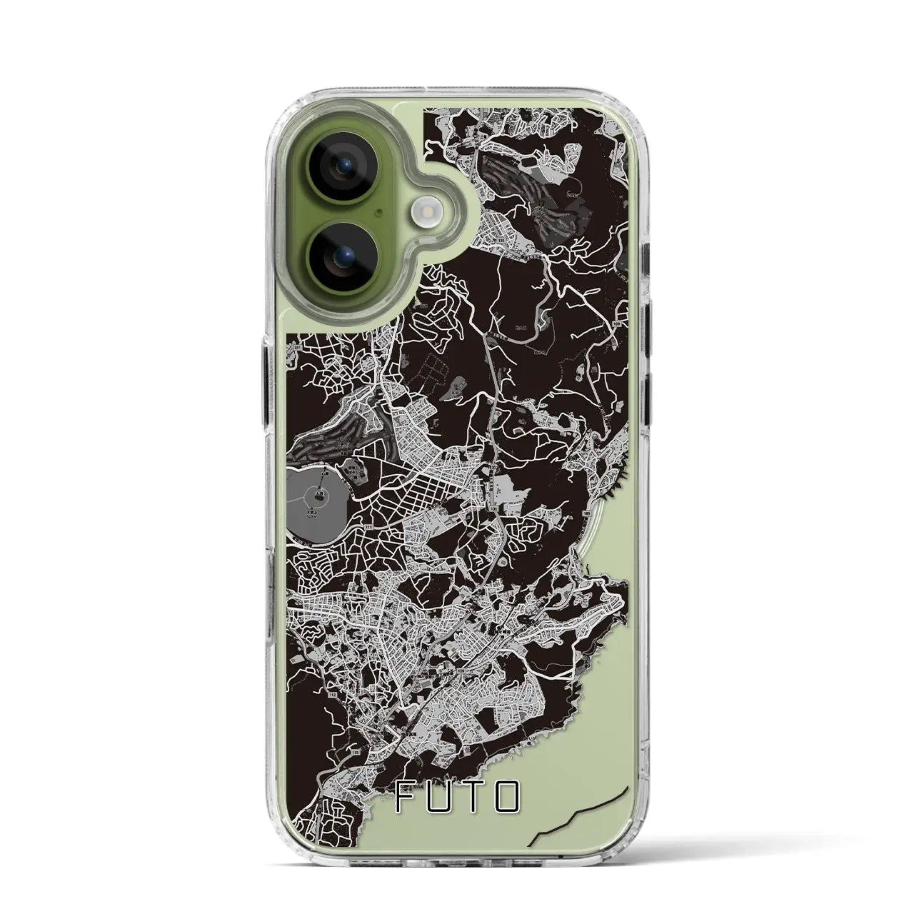 【富戸（静岡県）】地図柄iPhoneケース（MagSafeタイプ）